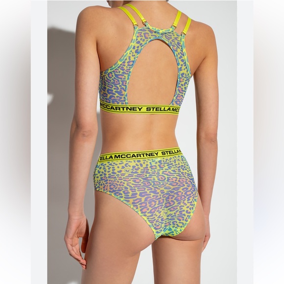 STELLA MCCARTNEY***Animal Print Bralette w/High Waist Underwear SET***Sm. $428 - Picture 8 of 10
